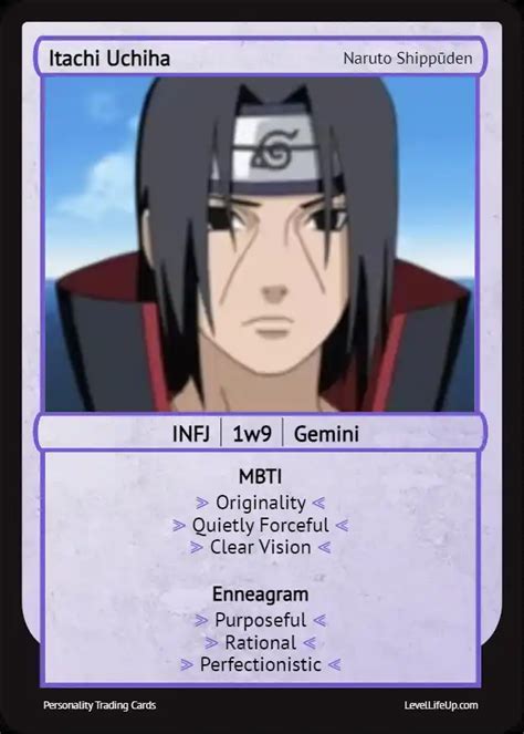 itachi's personality.